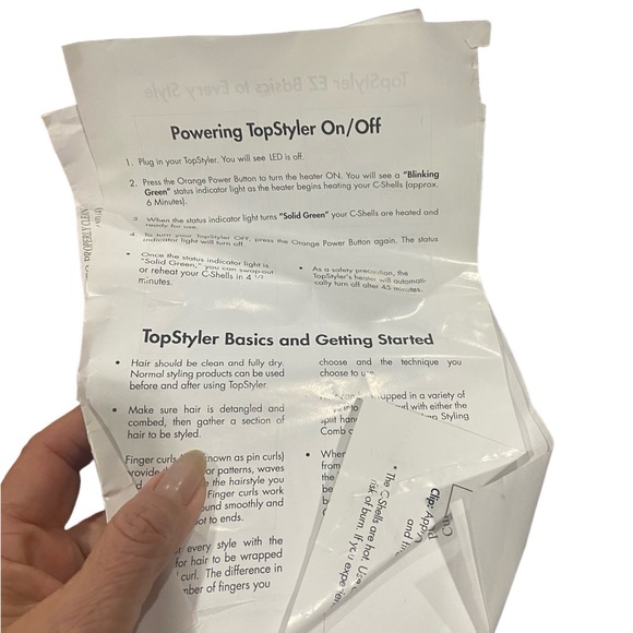 Topstyler by Instyler like new uses only 1 x - Picture 3 of 4